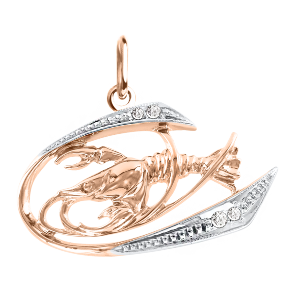 Подвеска "Знак зодиака Рак"