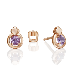 Ohrstecker mit Amethyst