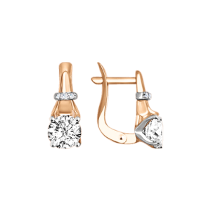 Серьги с Swarovski Zirconia