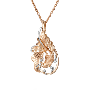 Anhänger "Gold fisch"