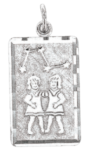 Подвеска "Знак зодиака Близнецы"