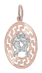 Подвеска "Знак зодиака Близнецы"