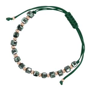 Armband mit Keramik und Rotgold