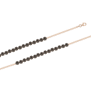 Armband mit schwarzen Zirkonia