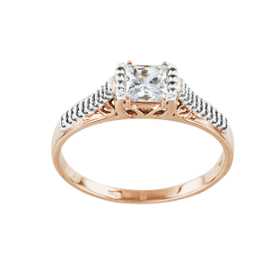 Кольцо с фианитами Swarovski