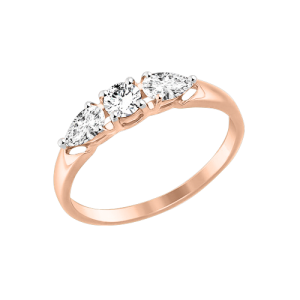 Кольцо с фианитами Swarovski