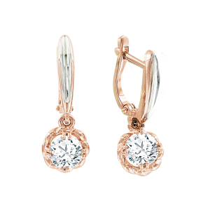 Серьги с Swarovski Zirkonia