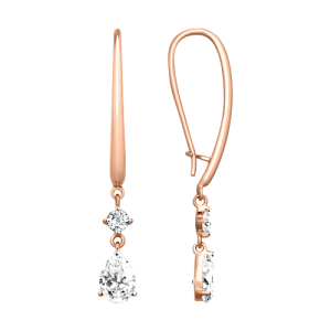 Серьги с Swarovski Zirkonia