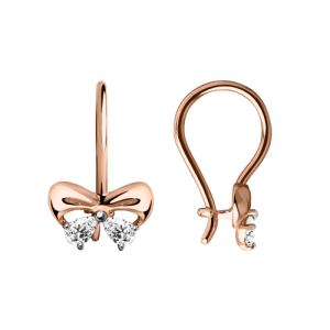 Серьги с фианитами Swarovski