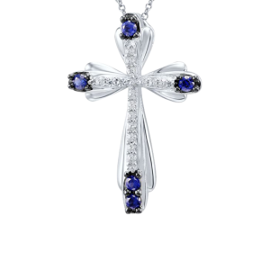 Anhänger – Kreuz mit Zirkonia