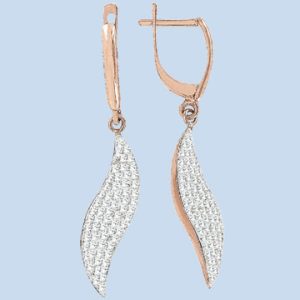 Ohrhänger mit Swarovski Kristall