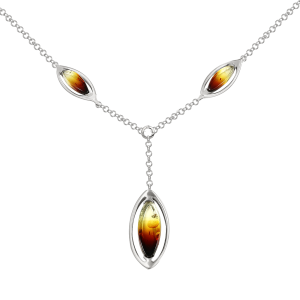Collier mit Bernstein