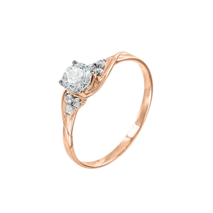 Кольцо с фианитами Swarovski