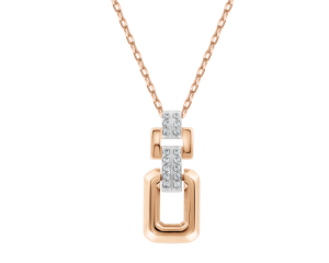 Колье с подвеской и фианитами