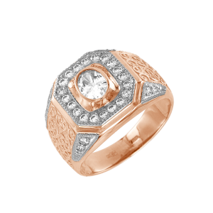 Herrenring mit Zirkonia