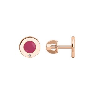 Ohrstecker mit Emaille und Zirkonia