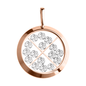 Подвеска с фианитами Swarovski