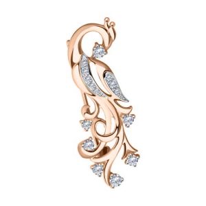 Brosche mit Zirkonia