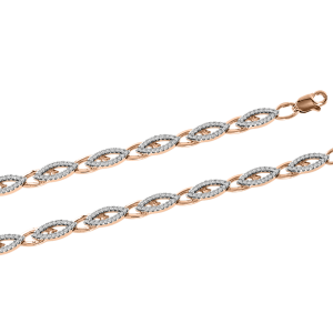 Gold Armband mit Zirkonia