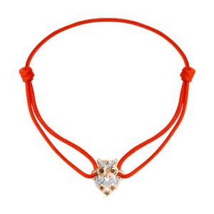 Armband mit "Eule" und Zirkonia