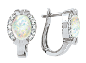 Ohrhänger mit Opal
