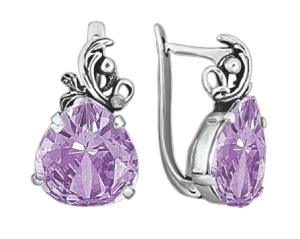 Ohrhänger mit Amethysten