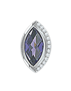 Anhänger mit Amethyst und Zirkonia