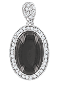 Anhänger mit Onyx und Zirkonia
