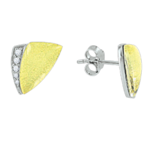 Ohrstecker mit Quarz und Zirkonia