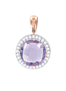 Anhänger mit Amethyst und Zirkonia