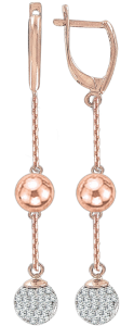 Ohrhänger mit Swarovski Kristall