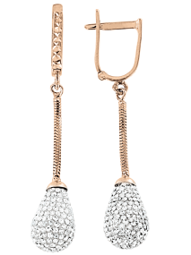 Ohrhänger mit Swarovski Kristall