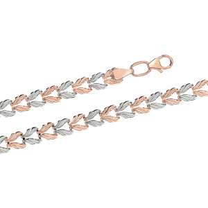 Goldkette oder als Armband Bicolor
