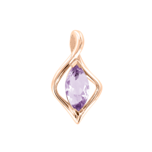 Gold Anhänger mit Amethyst
