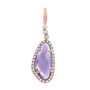 Anhänger mit Amethyst und Brillanten