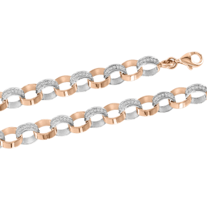 Gold Armband mit Zirkonia