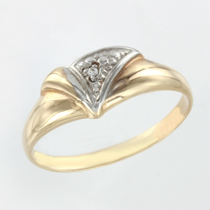 Damenring mit Diamant