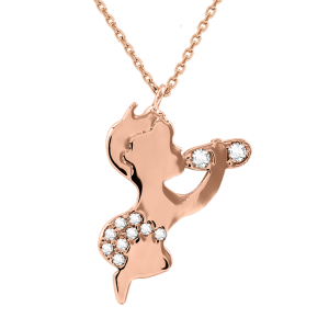 Anhänger "Baby" mit Kette