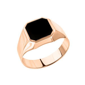 Herrenring mit Emaille