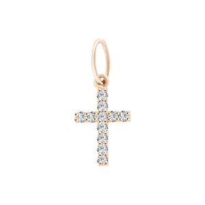 Anhänger – Kreuz mit Zirkonia
