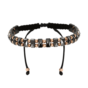 Armband mit Onyx und Rotgold
