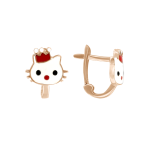 Ohrringe mit Emaille