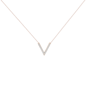 Collier mit Anhänger und Zirkonia