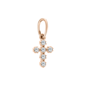 Anhänger – Kreuz mit Zirkonia