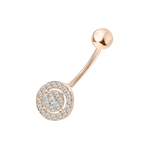 Bauchpiercing mit Zirkonia