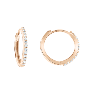 Ohrringe - Creolen mit Zirkonia