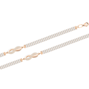 Armband - "Unendlichkeit" mit Zirkonia