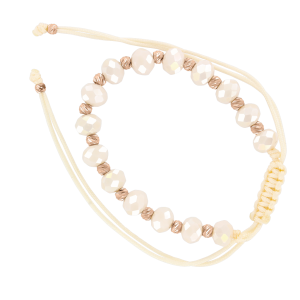 Armband mit Rotgold Kugeln