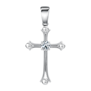 Anhänger-Kreuz mit Zirkonia