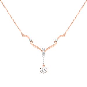 Gold Collier mit Swarovski Zirkonia